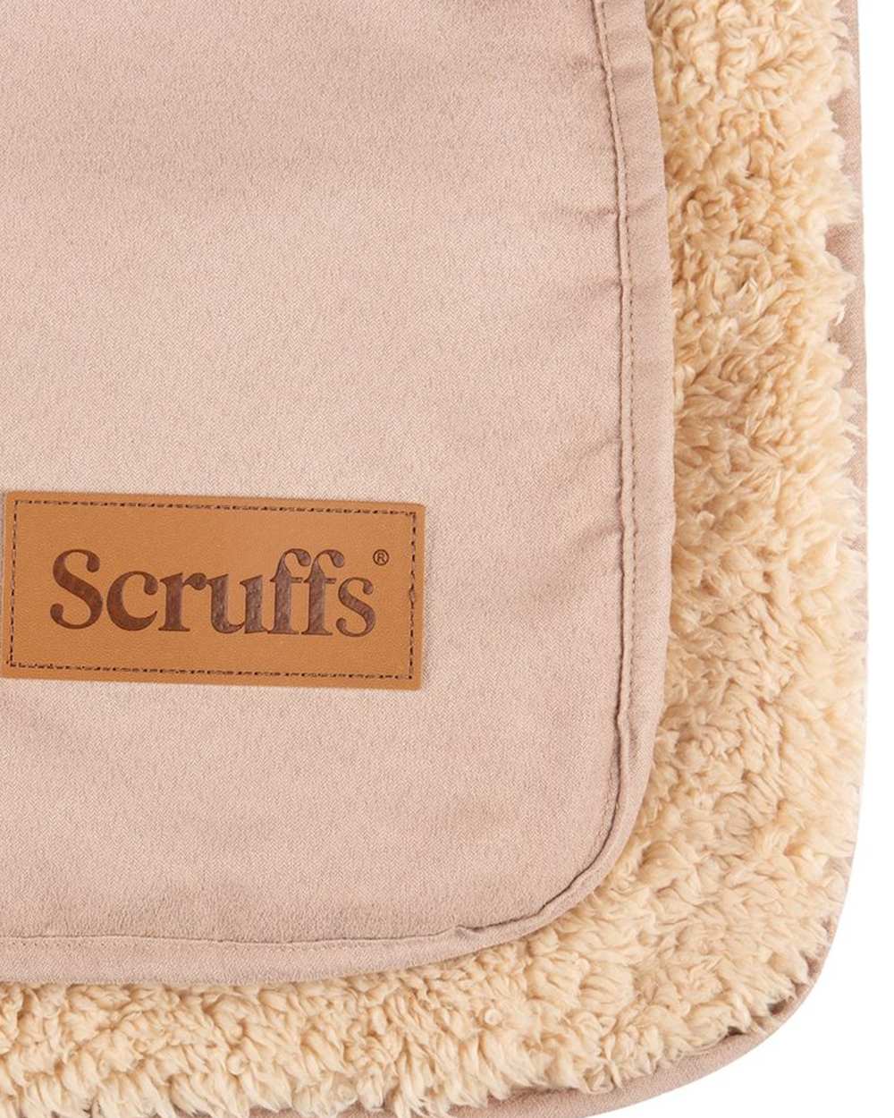 Desert Sand coloured Scruffs Snuggle Blanket on white background 