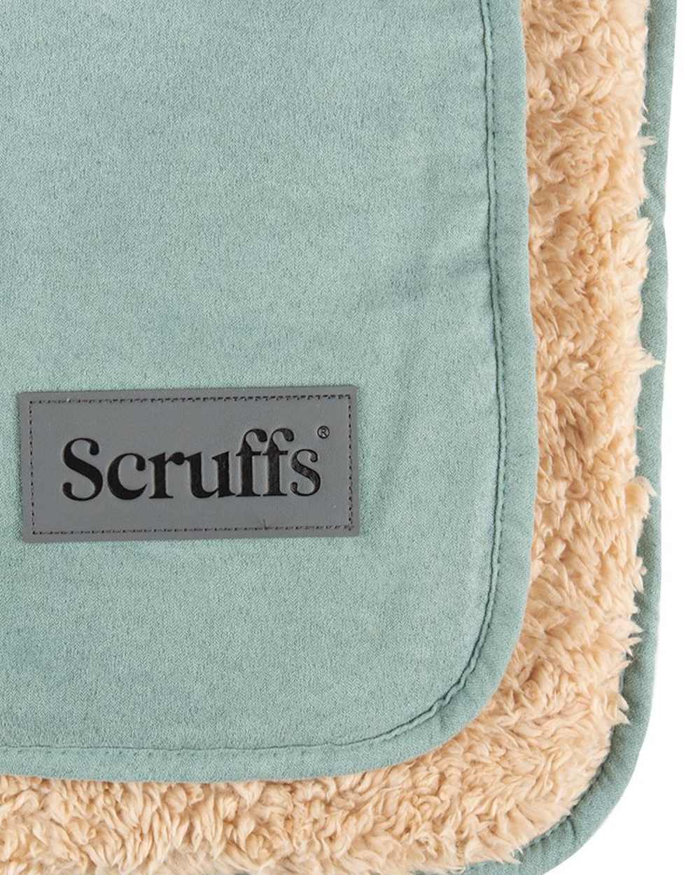 Sage Green coloured Scruffs Snuggle Blanket on white background 