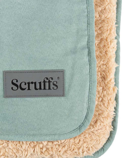 Sage Green coloured Scruffs Snuggle Blanket on white background 