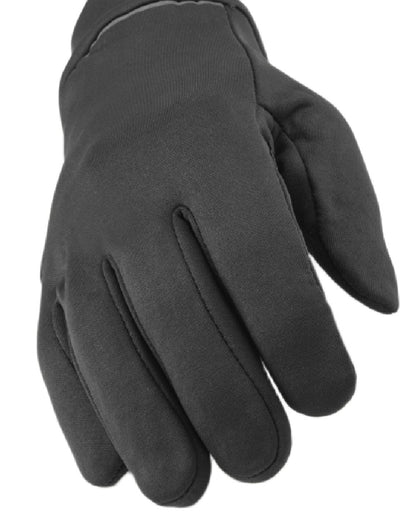 Black coloured Sealskinz Gissing Waterproof Lightweight Fusion Control Gloves on white background 
