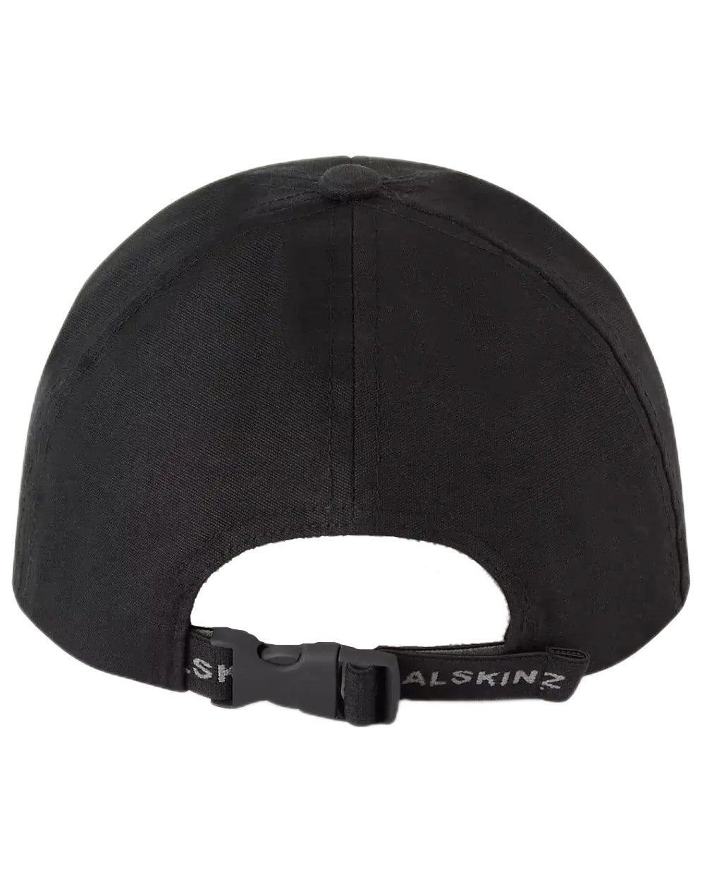 Black coloured Sealskinz Marham Waterproof Oiled Canvas Cap on white background 