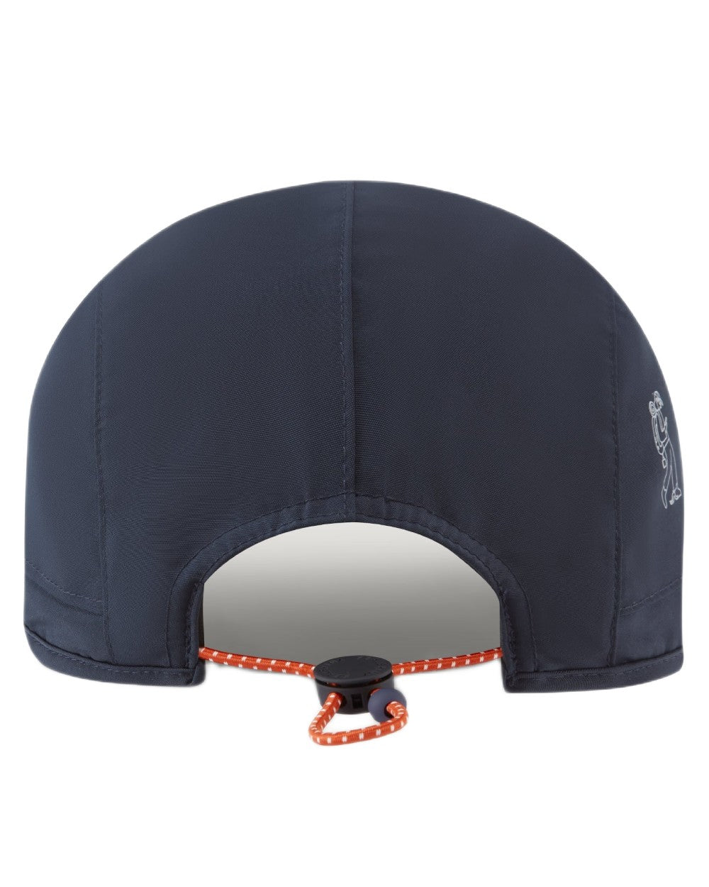 Navy coloured Sealskinz Poringland Waterproof Peak Plain Hiking Cap on white background 