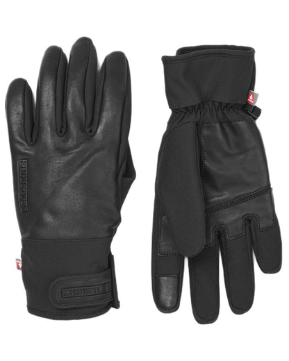 Black coloured Sealskinz Rocklands Waterproof Extreme Weather Insulated Gloves on white background 