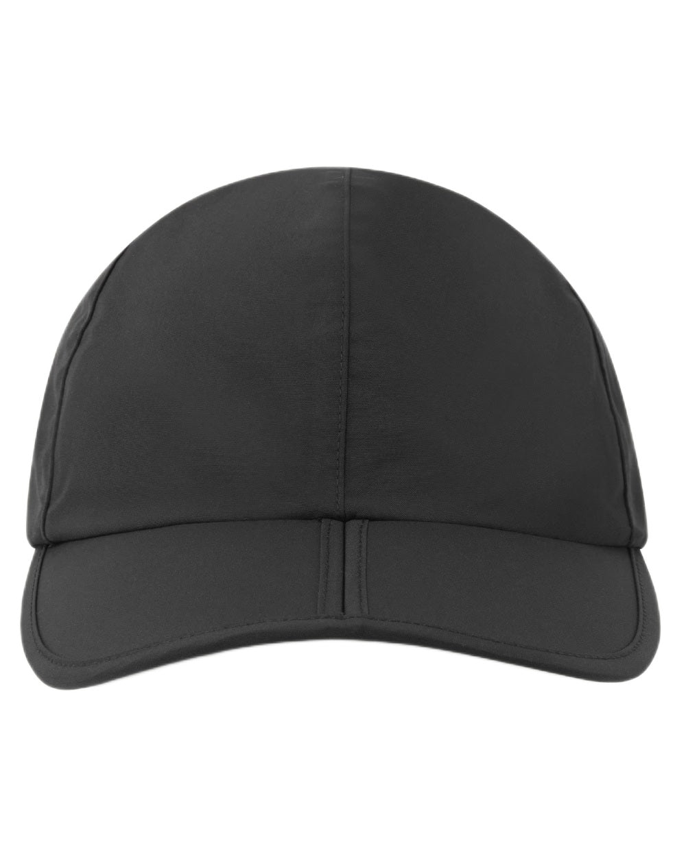 Black coloured Sealskinz Salle Waterproof Foldable Peak Cap on white background 