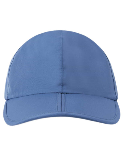 Blue coloured Sealskinz Salle Waterproof Foldable Peak Cap on white background 