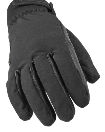 Black coloured Sealskinz Witton Waterproof Extreme Cold Weather Gloves on white background 