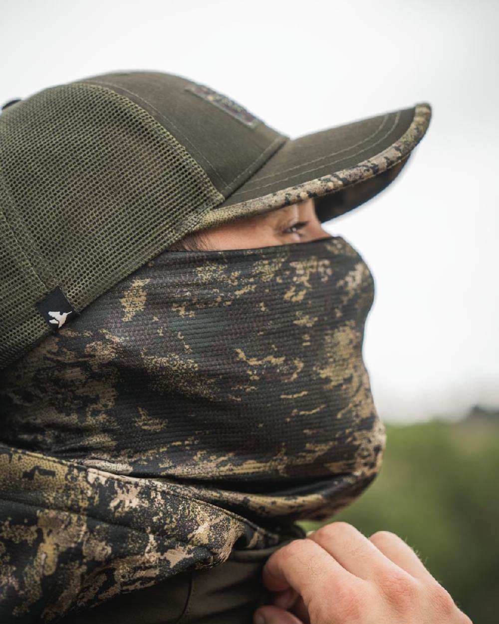 InVis MPC Green Coloured Seeland Aero Camo Cover Set on outdoor  background 