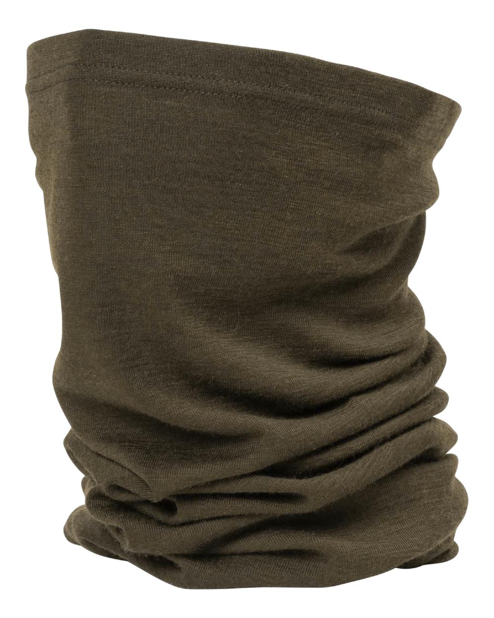 Pine Green coloured Seeland Apex One Hundred Neck Gaiter on white background 