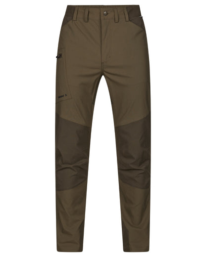 Light Pine Pine Green Coloured Seeland Ash Outdoor Trousers on white background 