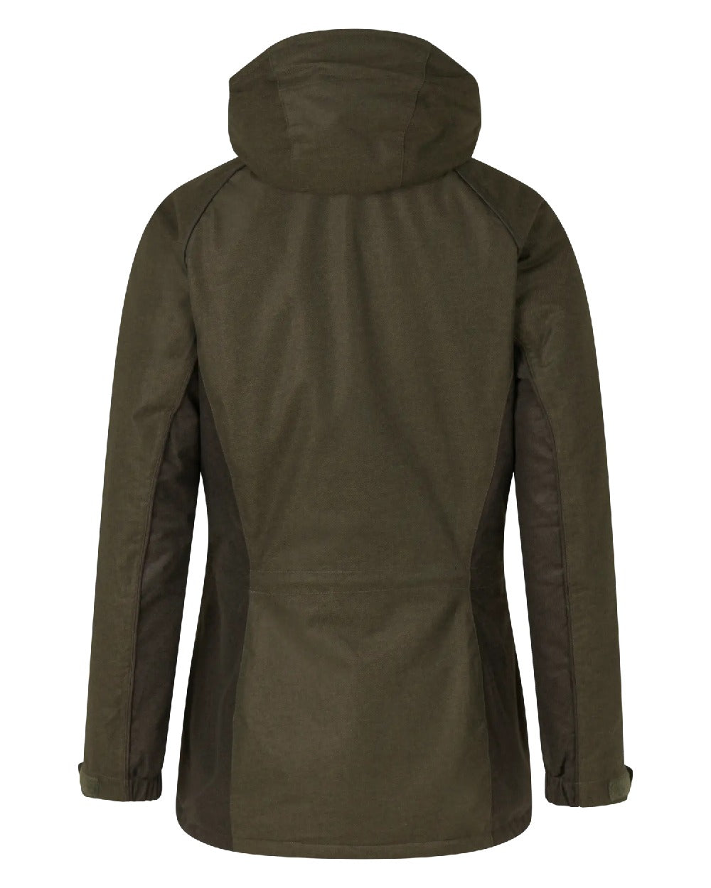 Pine Green Demitasse Brown Coloured Seeland Avail Aya Insulated Jacket on white background 