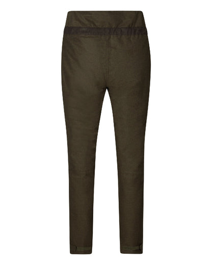 Pine Green Demitasse Brown Coloured Seeland Avail Aya Insulated Trousers on white background 