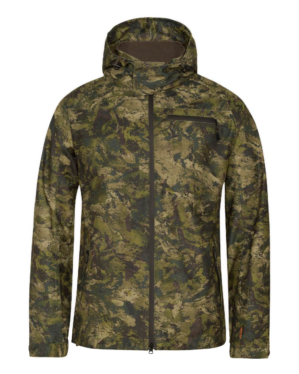 InVis Green Coloured Seeland Avail Camo Jacket on white background 