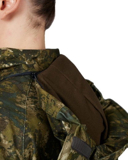 InVis Green Coloured Seeland Avail Camo Jacket on white background 