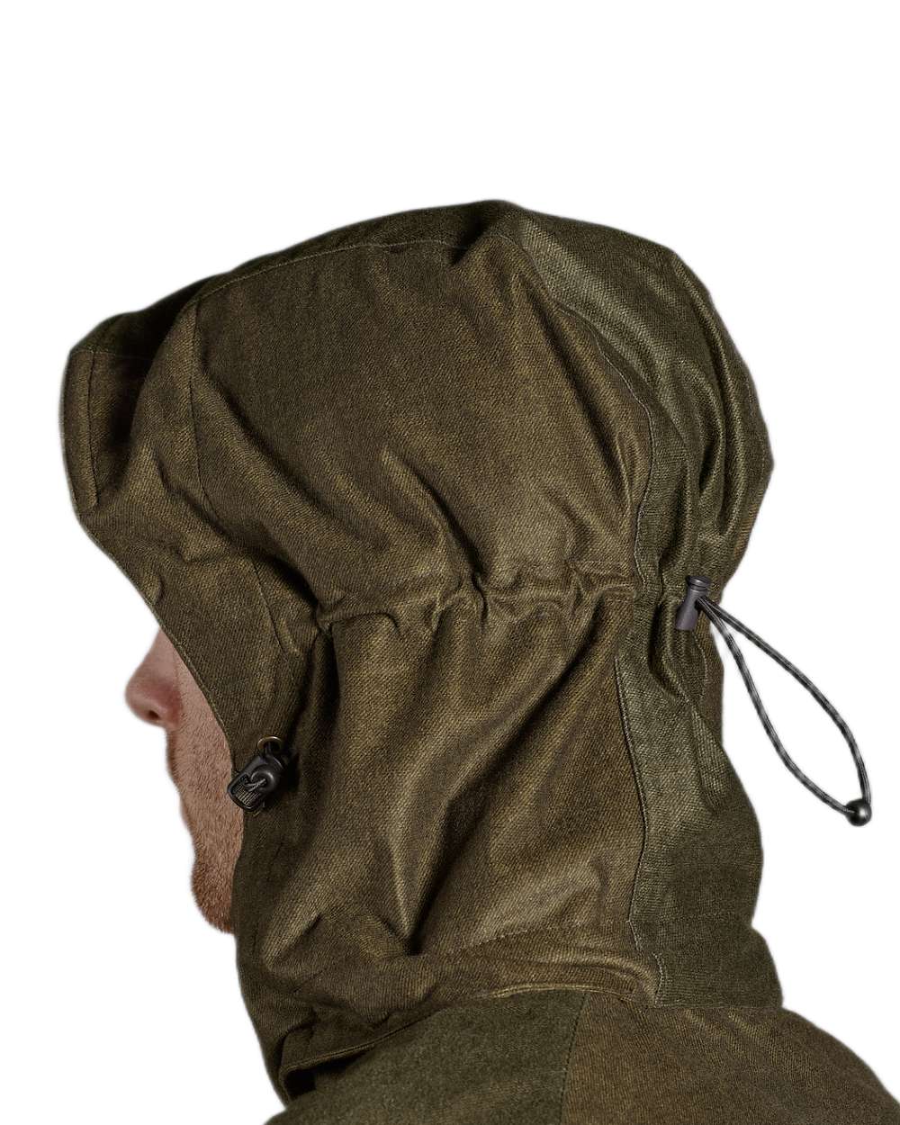 Pine Green Melange coloured Seeland Avail Jacket on white background 