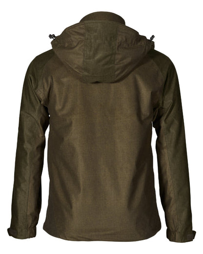 Pine Green Melange coloured Seeland Avail Jacket on white background 