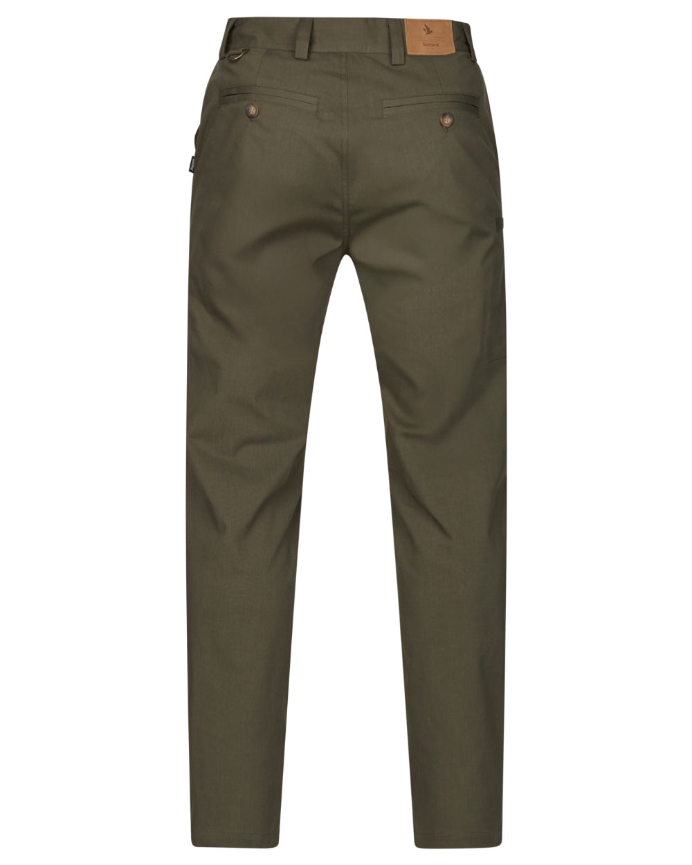 Grape Leaf Coloured Seeland Beech Trousers on white background 