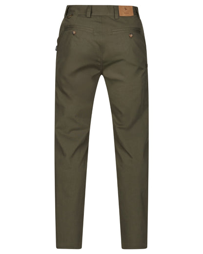 Grape Leaf Coloured Seeland Beech Trousers on white background 