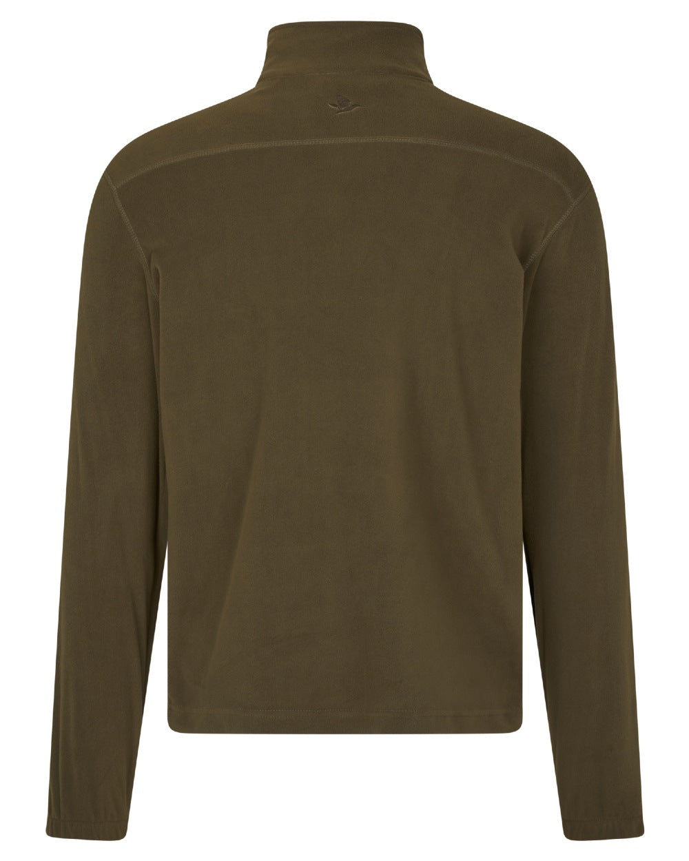 Pine Green Coloured Seeland Benjamin Half Zip Fleece on white background 
