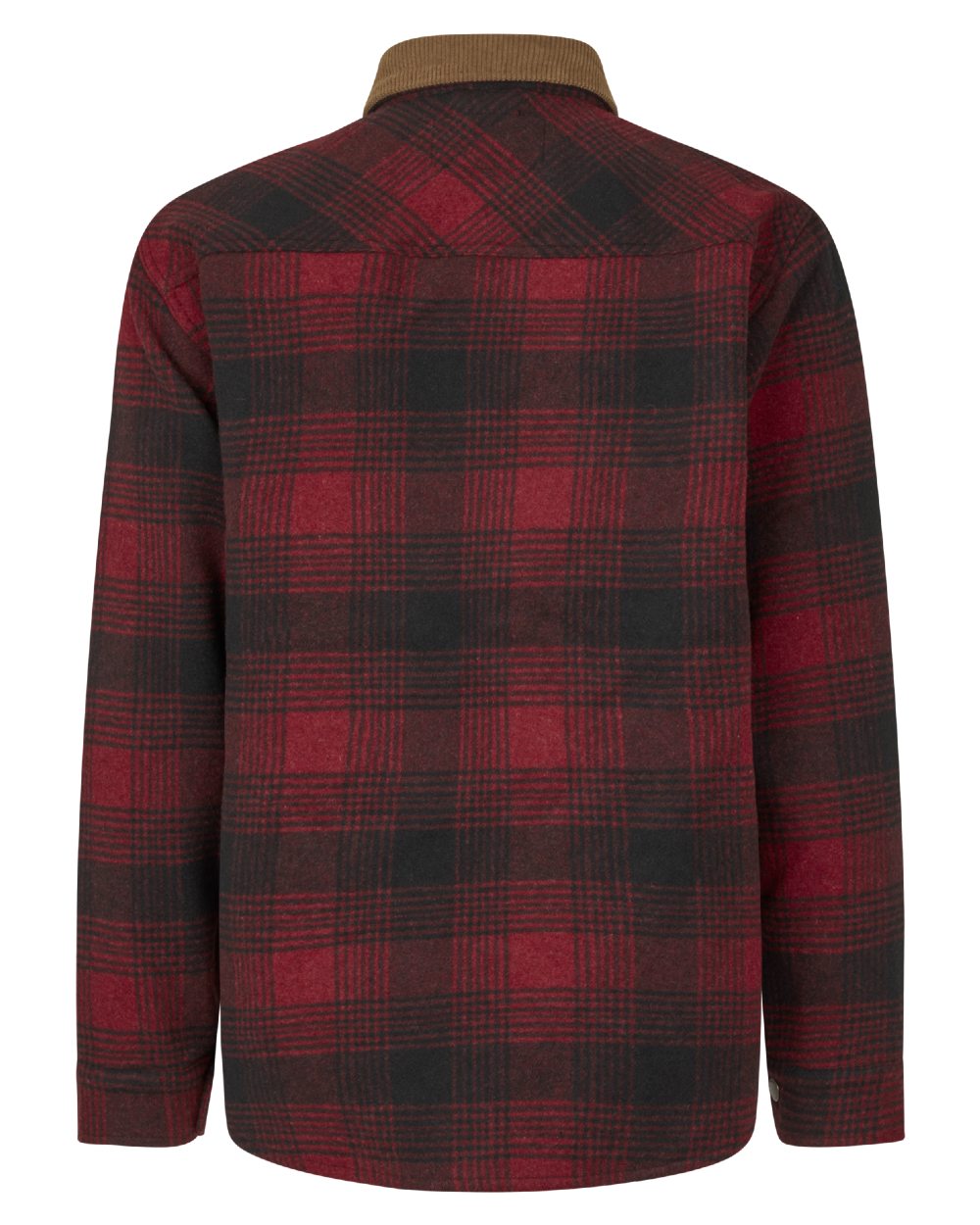 Red Check Coloured Seeland Canada Yukon Shirt on white background 