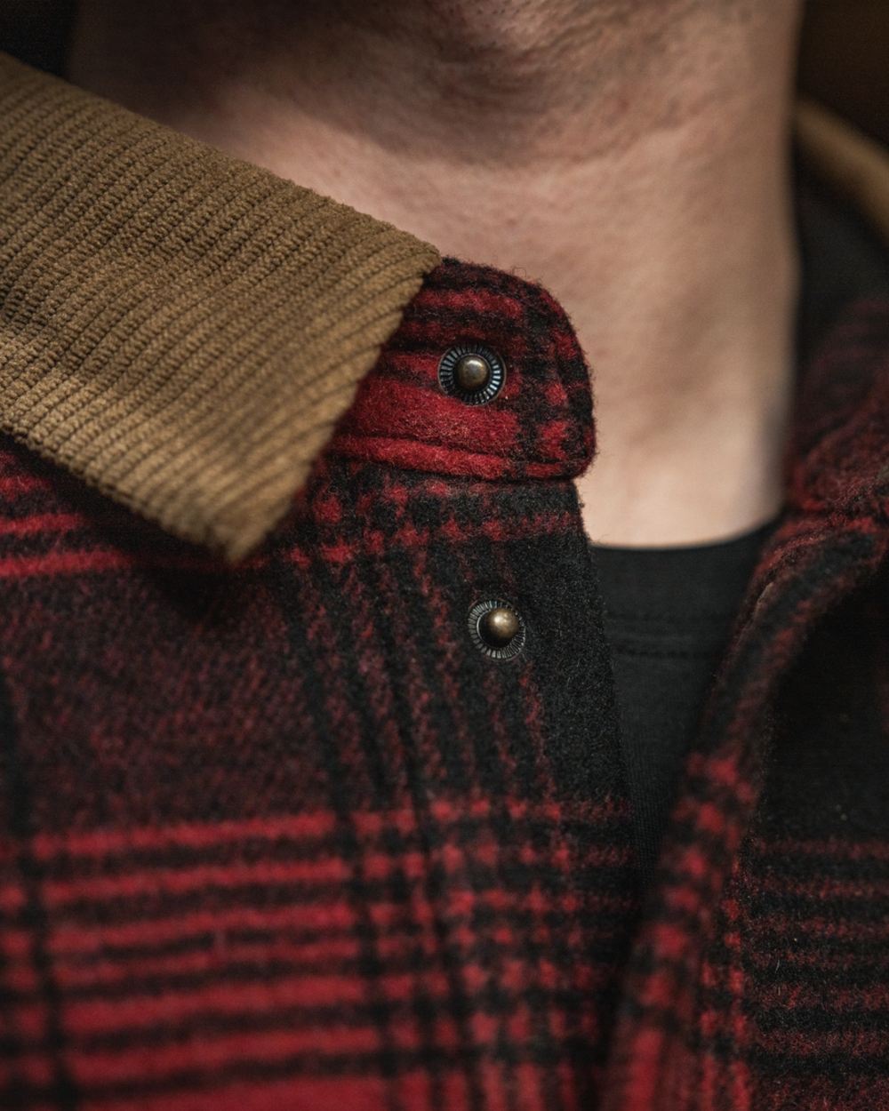 Red Check Coloured Seeland Canada Yukon Shirt on outdoor background 