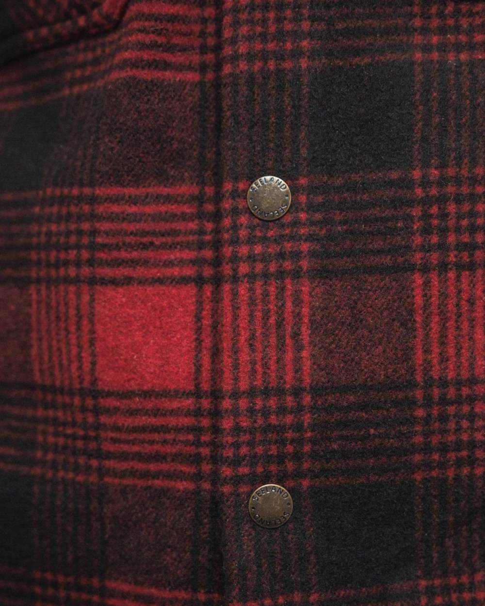 Red Check Coloured Seeland Canada Yukon Shirt on outdoor background 