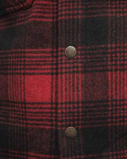 Red Check Coloured Seeland Canada Yukon Shirt on outdoor background 