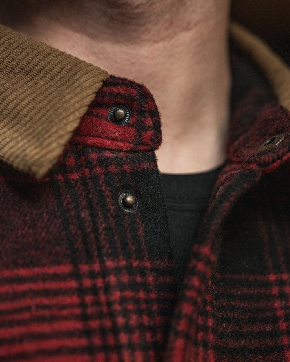 Red Check Coloured Seeland Canada Yukon Shirt on outdoor background 