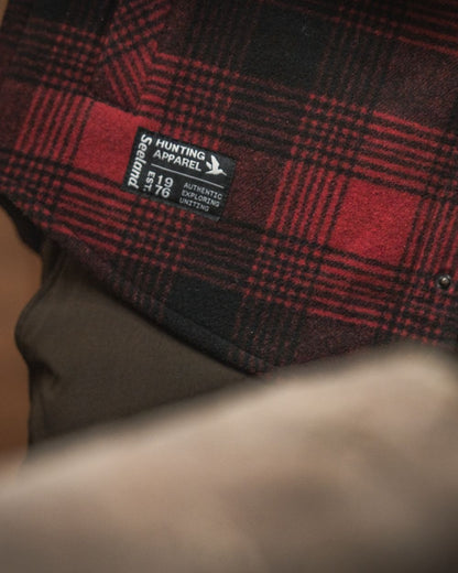 Red Check Coloured Seeland Canada Yukon Shirt on outdoor background 