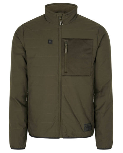 Pine Green Coloured Seeland Celsius Heat Jacket on white background 
