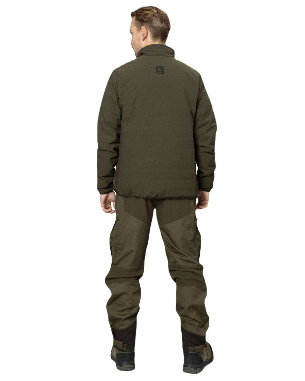 Pine Green Coloured Seeland Celsius Heat Jacket on white background 