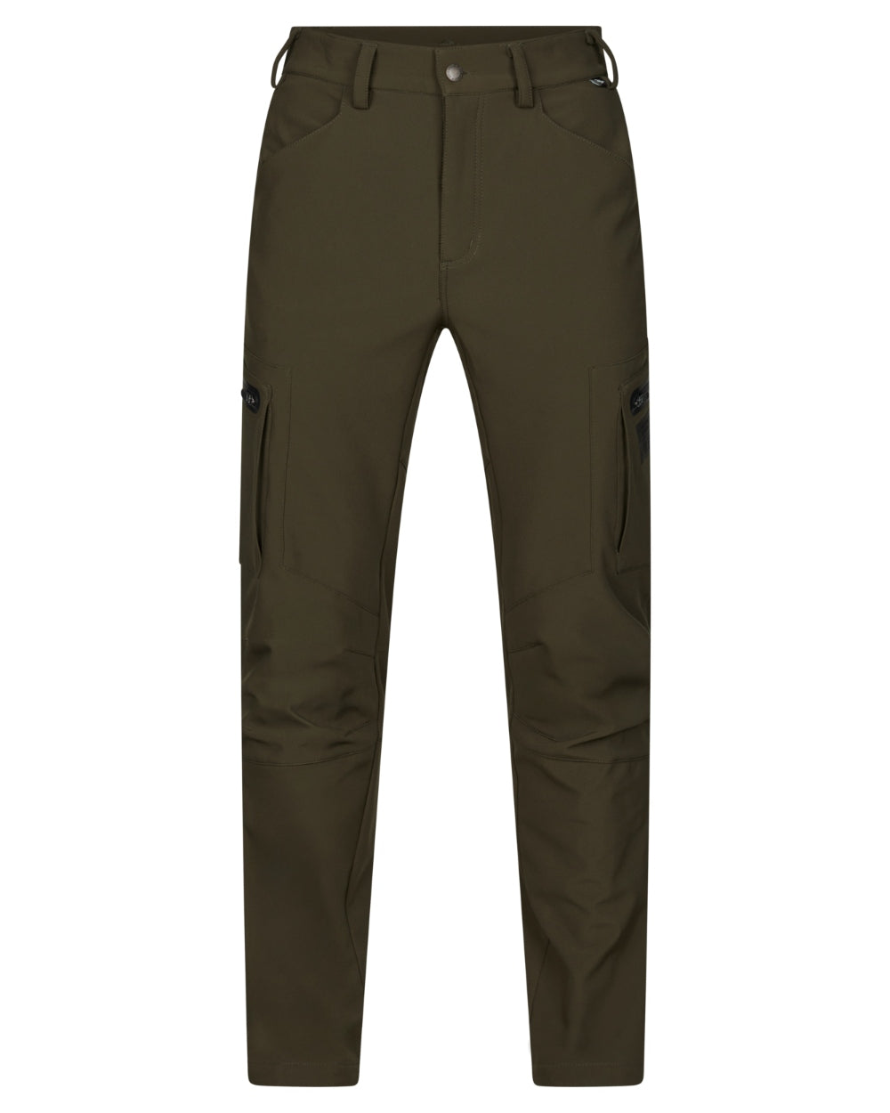 Pine Green Coloured Seeland Chaser Aero Trousers on white background 