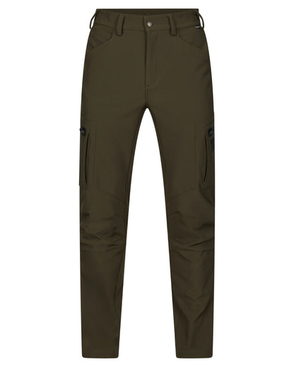 Pine Green Coloured Seeland Chaser Aero Trousers on white background 