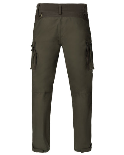 Pine Green Coloured Seeland Chaser Trousers on white background 