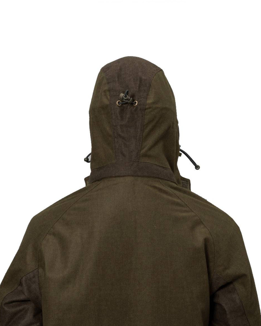 Pine Green Melange Coloured Seeland Childrens Avail Jacket on white background 