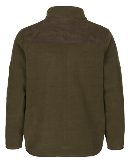 Pine Green Coloured Seeland Childrens Bolt Fleece Jacket on white background 