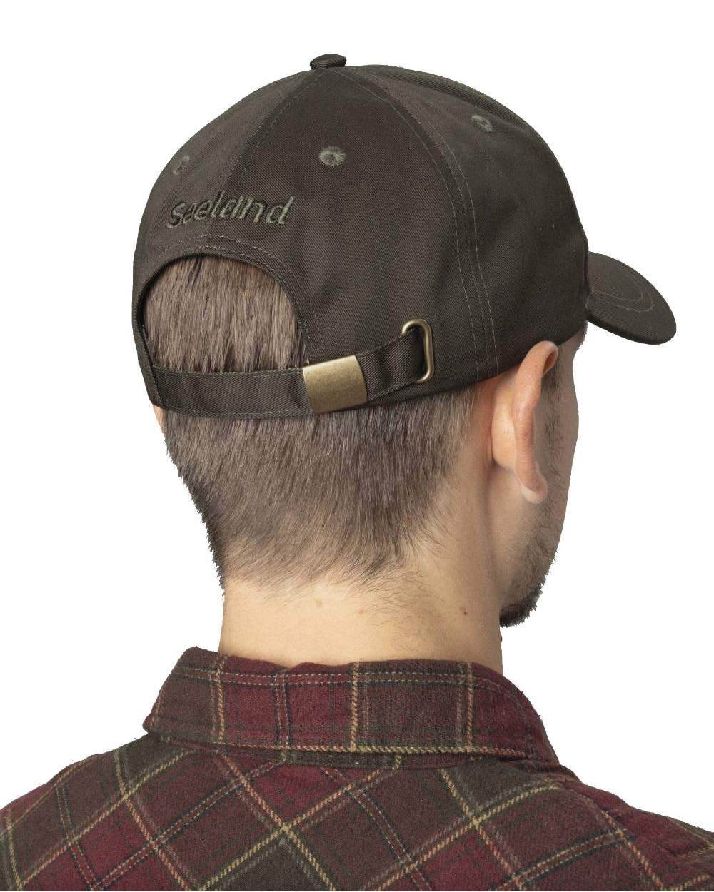 Pine Green Coloured Seeland Colt Cap on white background 