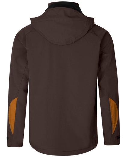 Dark Brown Coloured Seeland Dog Active Jacket on white background 