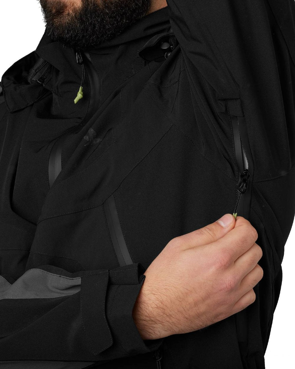 Meteorite Coloured Seeland Dog Active Jacket on white background 