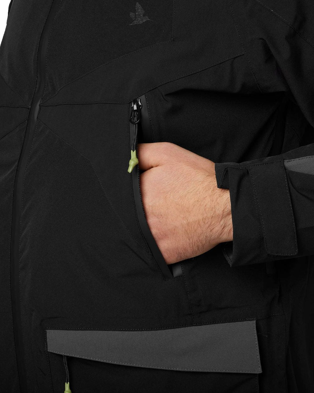 Meteorite Coloured Seeland Dog Active Jacket on white background 