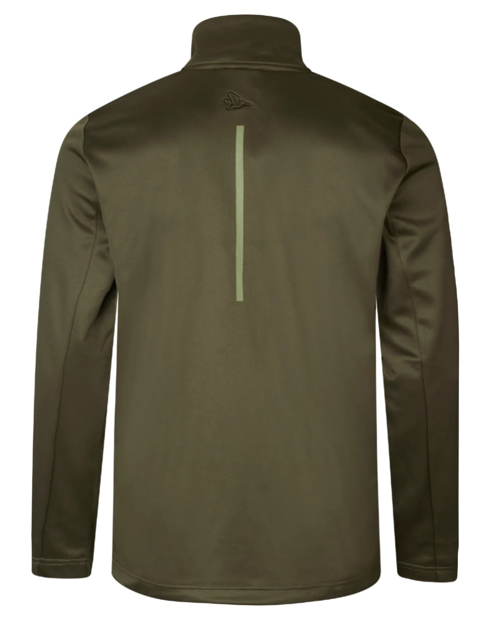 Pine Green Coloured Seeland Elliot Fleece on white background 