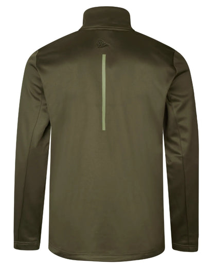 Pine Green Coloured Seeland Elliot Fleece on white background 