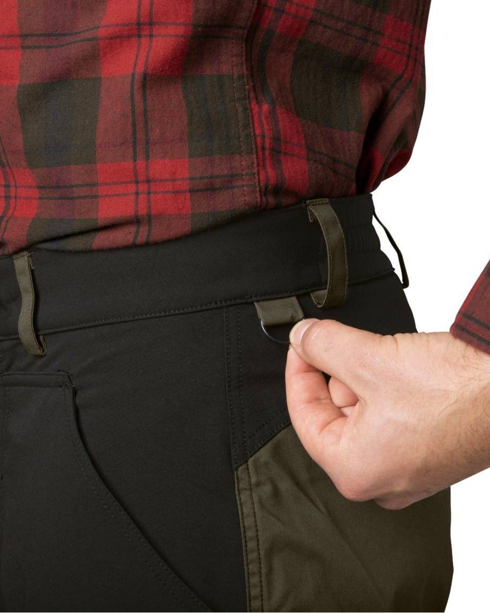 Grizzly Brown Meteorite Coloured Seeland Elm Trousers on white background 