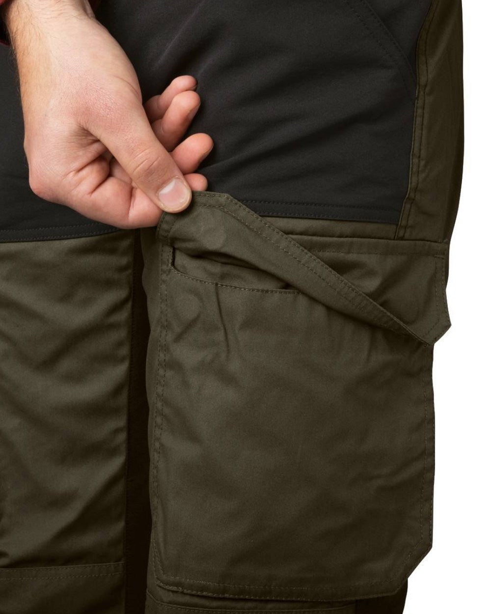 Grizzly Brown Meteorite Coloured Seeland Elm Trousers on white background 