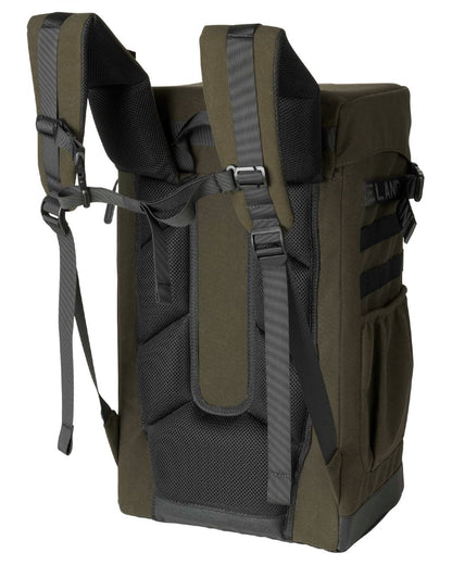 Pine Green coloured Seeland Enduro Chair Backpack on white background 