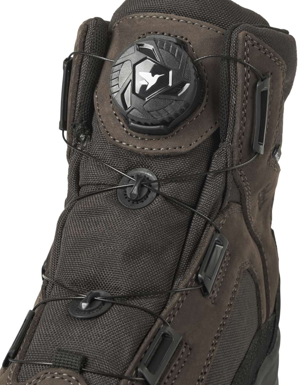 Dark Brown coloured Seeland Enduro Dial Mid Boots on white background 