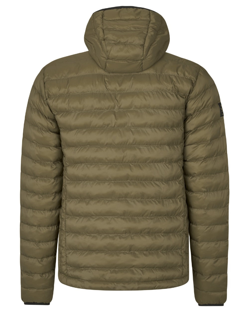 Military Olive coloured Seeland Fahrenheit Jacket on white background 