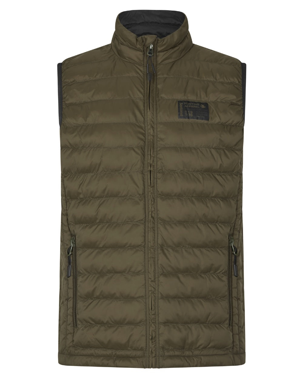 Light Pine Coloured Seeland Fahrenheit Waistcoat on white background 
