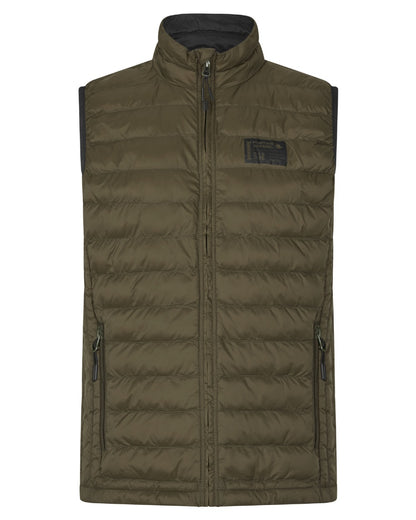 Light Pine Coloured Seeland Fahrenheit Waistcoat on white background 