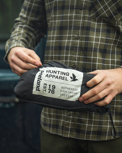 Light Pine Coloured Seeland Fahrenheit Waistcoat on outdoor background 