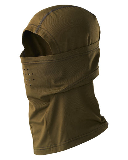 Pine Green Coloured Seeland Hawker Scent Control Balaclava on White background 